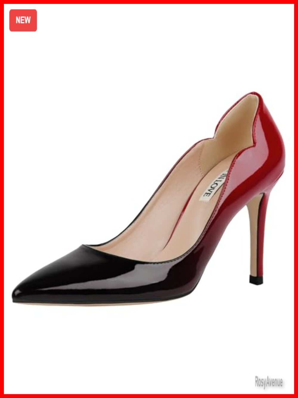 JOY IN LOVE Pumps Pointed Toe Stiletto Heels Ankle Strap Women's Dress Shoes